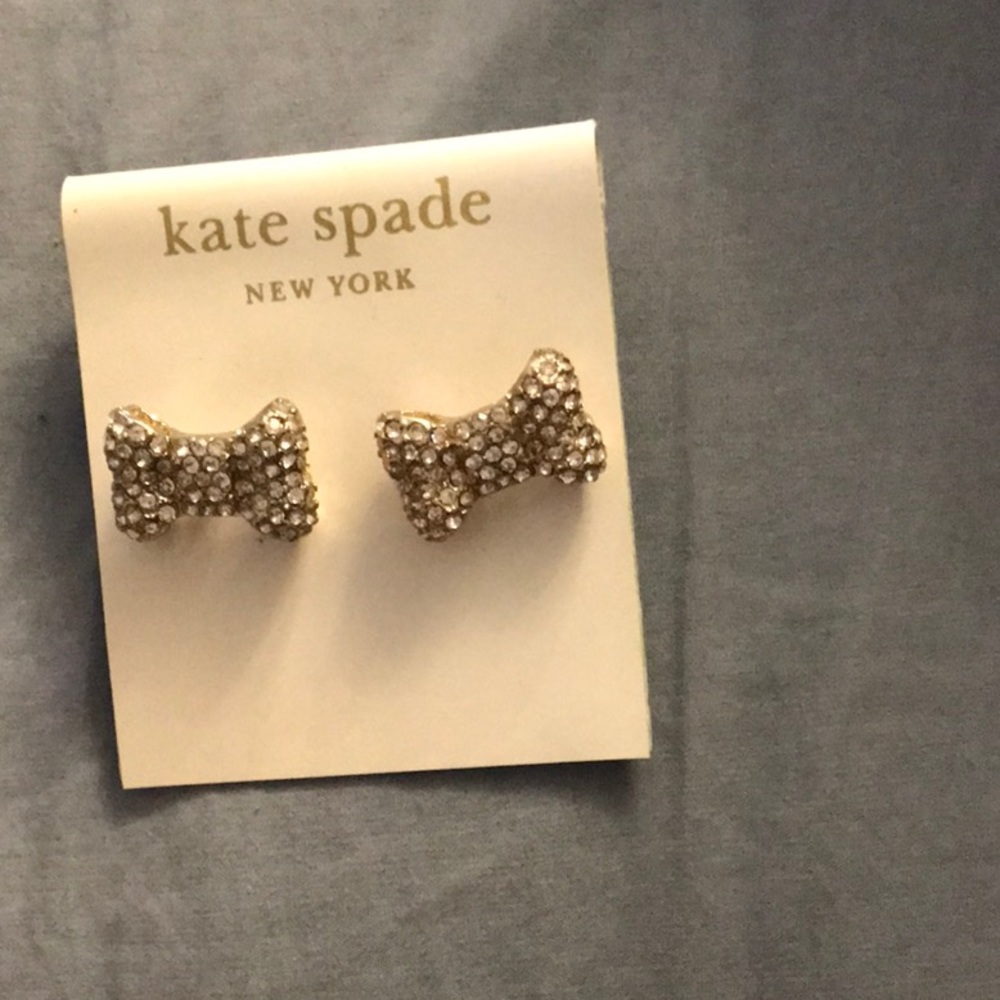 Kate spade bow earrings